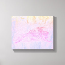 Python in Mist Canvas Print キャンバスプリント