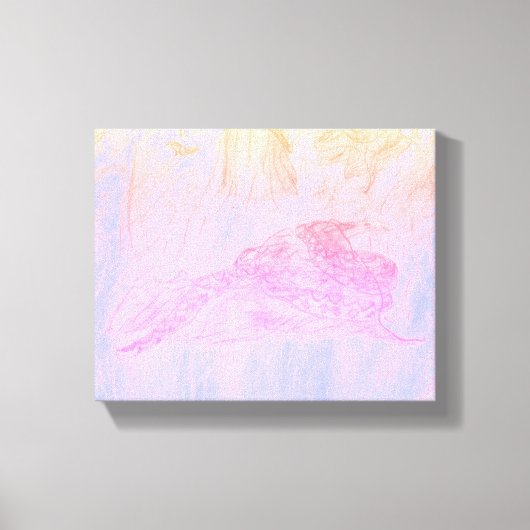 Python in Mist Canvas Print キャンバスプリント (正面)
