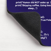 Python morning_routine() マウスパッド – プログラマーのためのギフト (コーナー)
