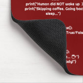 Python morning_routine() マウスパッド – プログラマーのためのギフト (コーナー)