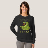 Python Pithon Piシンボルおもしろい数学Mathmatic Teac Tシャツ (正面フル)