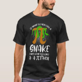 Python Pithon Piシンボル演算先生 Tシャツ (正面)