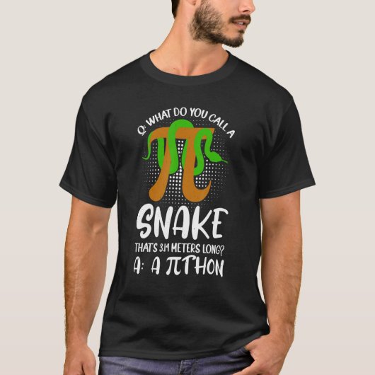 Python Pithon Piシンボル演算先生 Tシャツ (正面)