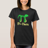 Python Pithon Pi Symbol Fun Math Teacher Pi Day sn Tシャツ (正面)