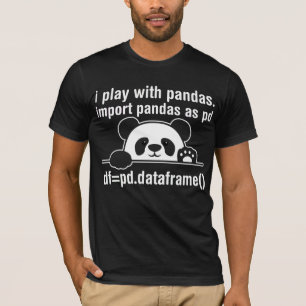 Python Programmer ITおたくPanda Programming Umore Tシャツ