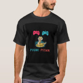 Python Pygame コーダーTシャツ - ゲーミング Tシャツ (正面)