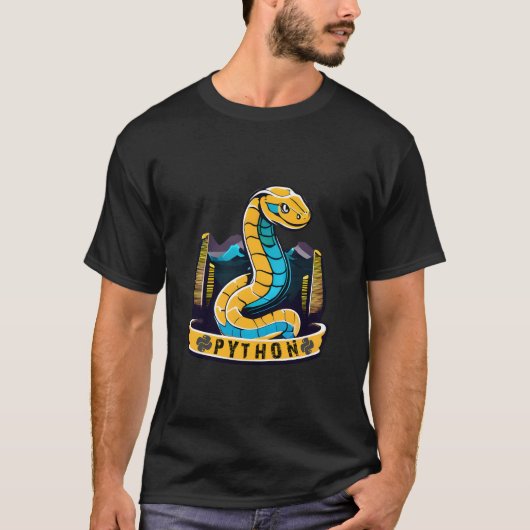 Python Serpentineコード交響曲 Tシャツ (正面)