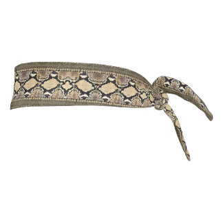 Python Skin Print Tie Back Head Band タイヘッドバンド