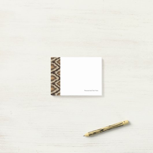Python snake skin pattern 2 ポストイット (デスク上)