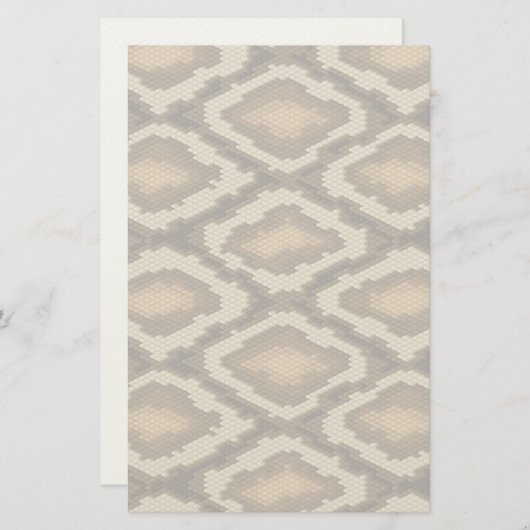Python snake skin pattern 2 便箋 (正面/裏面)
