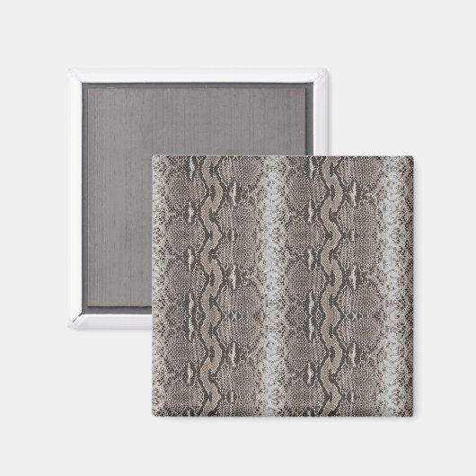 Python Snakeskinプリント マグネット (正面/裏面)
