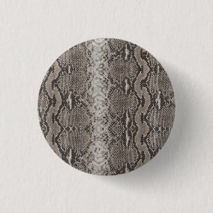 Python Snakeskinプリント 缶バッジ