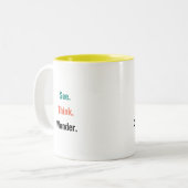 PZ "See. Think. Wonder." マグカップ (正面左)