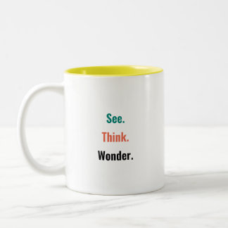 PZ "See. Think. Wonder." マグカップ