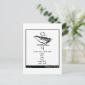 Qはかつてちょっとうずらだった ポストカード (スタンド正面)