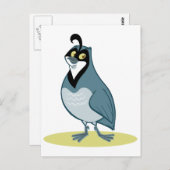 Qはウズラ用 ポストカード (正面/裏面)