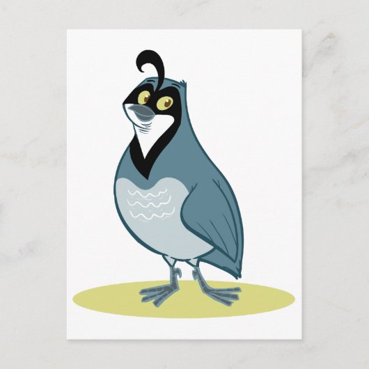 Qはウズラ用 ポストカード (正面)