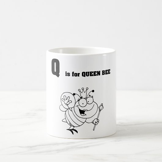 QはQueen Bee Mug用 コーヒーマグカップ