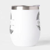 Qイニシャルパーソナライズされたシルバーモノグラムあなたの名前 (左面)