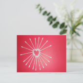 Qチップハート ポストカード (スタンド正面)