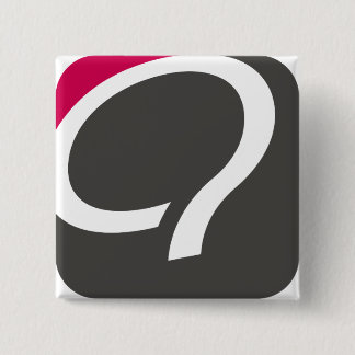 Qボタン-ラズベリー 缶バッジ