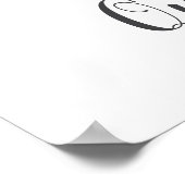 Qレター モノグラム グリーンネイチャー 名前 ウォールプリント ポスター (角)