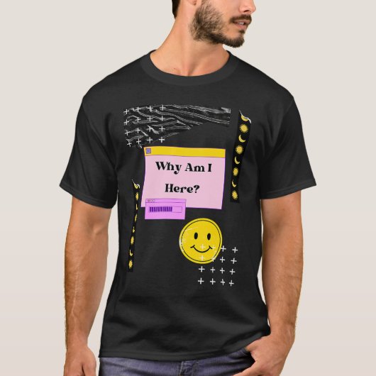 Q実存主義ニヒリズム哲学 Tシャツ (正面)