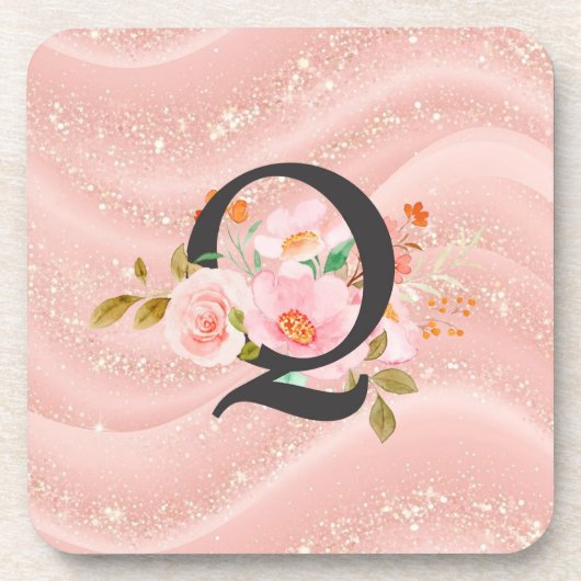 Q文字 コースター (正面)