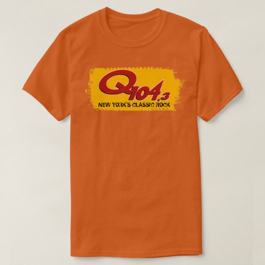 Q1043ニューヨークズロック Tシャツ (デザイン正面)