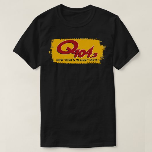 Q104 Tシャツ (デザイン正面)