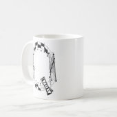 「Q」コーヒーマグ コーヒーマグカップ (正面左)