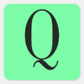 Q スクエアシール (正面)
