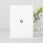 Q 招待状 (スタンド正面)