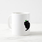 Q 猫 コーヒーマグカップ (正面左)