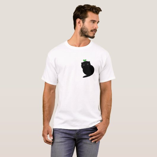 Q 猫 Tシャツ (正面フル)