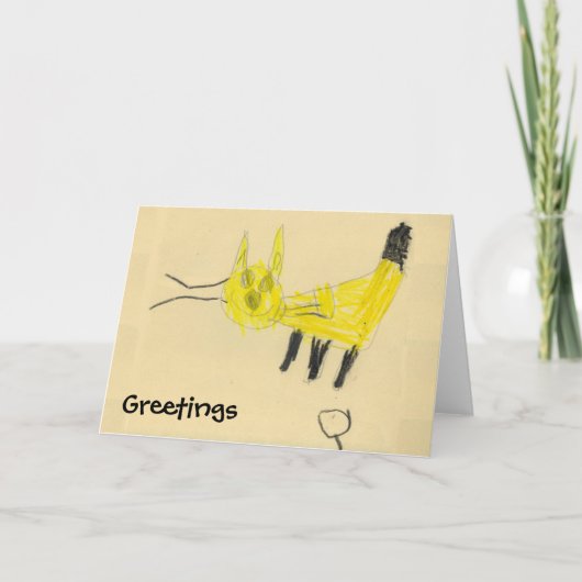 Q-KATからの挨拶 カード (正面)