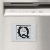 Q Monogramm schwarz マグネット (インサイチュ (食洗機))