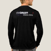 Q rabbit Orion Linesは長い袖のシャツ トライブレンドTシャツ (背面)