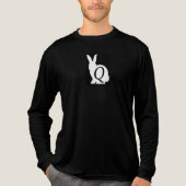 Q rabbit Orion Linesは長い袖のシャツ トライブレンドTシャツ (正面)