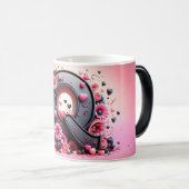 Q Valentine Alphabet 3D モーフィングマグカップ (正面右)