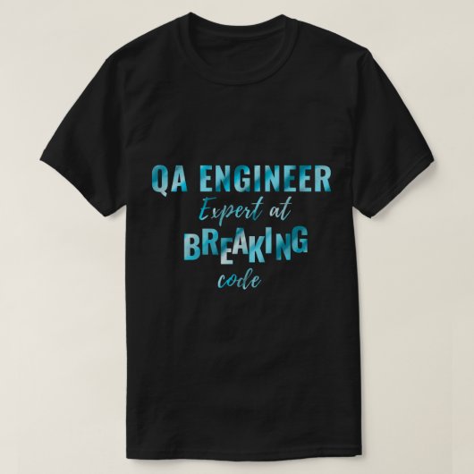 qaエンジニア(6) tシャツ (デザイン正面)