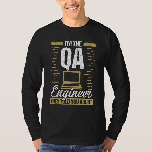 QA Engineering Code Testing Quality Assurance Soft Tシャツ (正面)