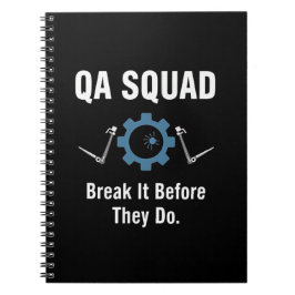QA Squad – Break It Before They Do ノートブック