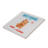 QA Tester Cat Humor タイル (側面)