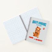 QA Tester Cat Humor ノートブック (内部)