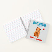 QA Tester Cat Humor ノートブック (内部)