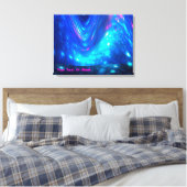 Qaanaaq – ノーザンライト キャンバスプリント (インサイチュ (寝室))