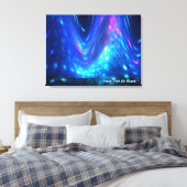 Qaanaaq – ノーザンライト キャンバスプリント (インサイチュ (寝室))