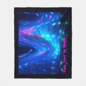 Qaanaaq – ノーザンライト フリースブランケット (正面)