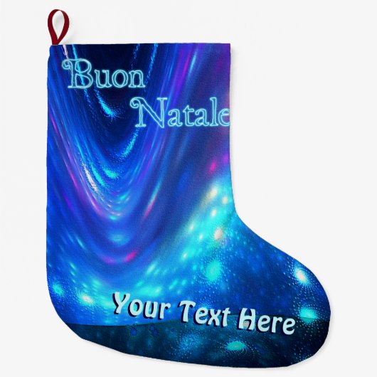 Qaanaaq – ノーザンライト ラージクリスマスストッキング (正面)
